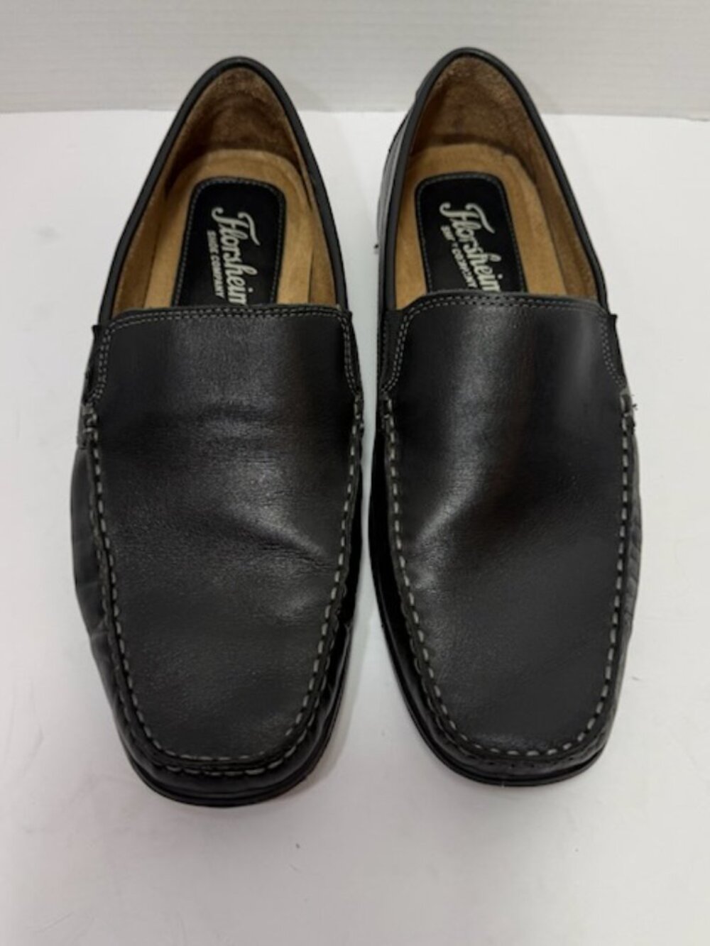 Florsheim Driver Men's Sz 10.5 Loafers Slip-on Shoes Black Leather